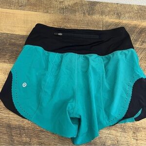 Lululemon ladies “Smooth Stride” shorts - size 8